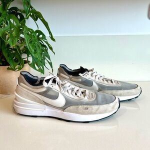 Nike Waffle One Sneakers Mens 13 Gray White Retro Running Shoes Casual Trainers
